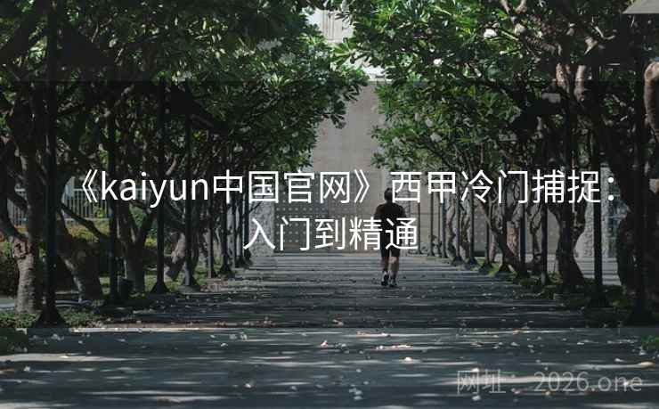 《kaiyun中国官网》西甲冷门捕捉：入门到精通